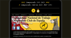 Desktop Screenshot of campeonatotrabajodce.com